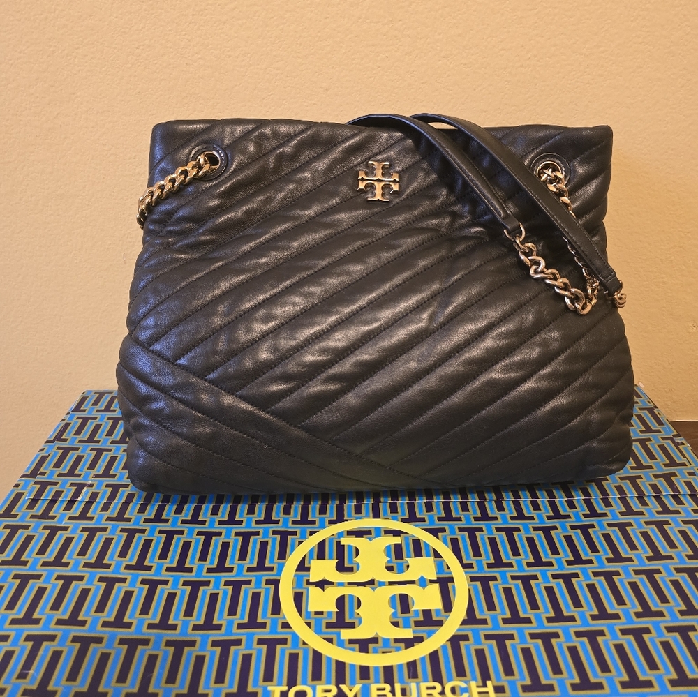 Tory Burch Kira Chevron Tote Shoulder Bag